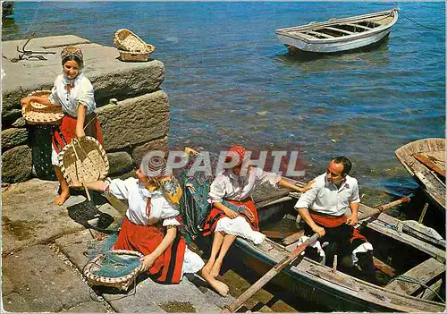 Cartes postales moderne Galicia Chalanas o mozos