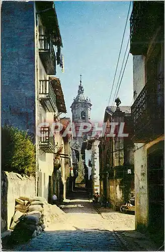 Cartes postales moderne Fuenterrabia Rue des Magasins