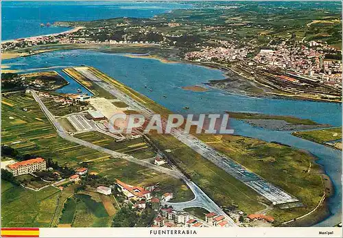 Cartes postales moderne Airport au fond Hendaye