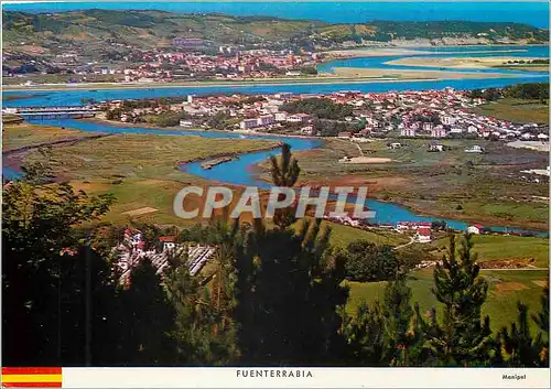 Cartes postales moderne Hendaye et Fuenterrabia