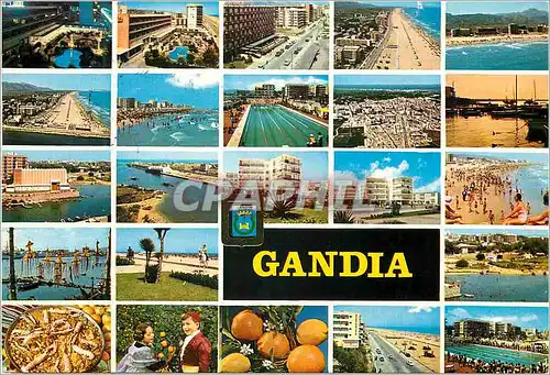 Moderne Karte Gandia Valencia Divers aspects