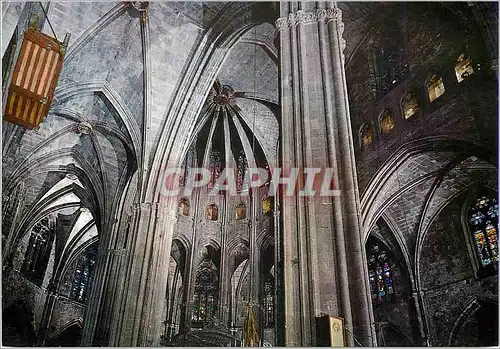 Moderne Karte Gerona Interieur de la Cathedrale Detail