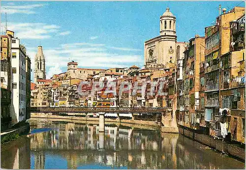 Moderne Karte Gerona Rio Onar Catedral y San Felix