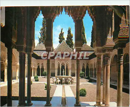 Cartes postales moderne Granada Alhambra Cour des Lions