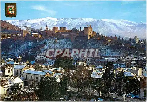 Cartes postales moderne Granada Sol y nieve