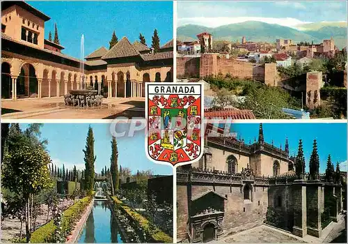 Moderne Karte Granada Recuerdo de Granada