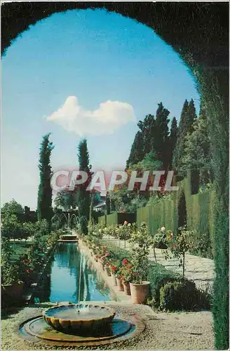 Cartes postales moderne Granada Jardins du Generalife