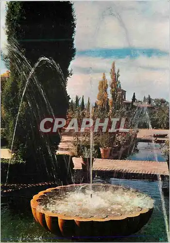 Cartes postales moderne Granada Generalife Jardines Nuevos