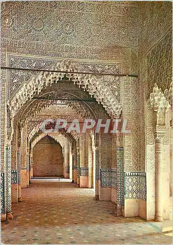 Moderne Karte Granada Alhambra Sala de los Reyes