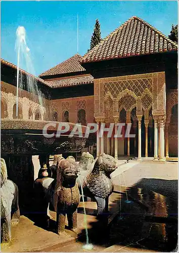 Cartes postales moderne Granada Alhambra La cour des Lions