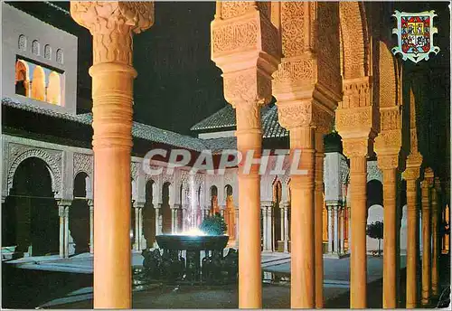 Cartes postales moderne Granada Alhambra Cour des Lions