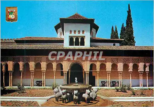 Cartes postales moderne Granada La Alhambra Cour des Lions