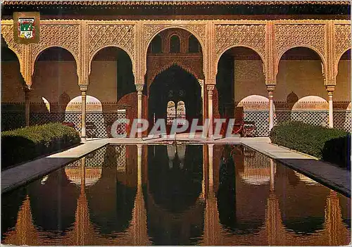 Cartes postales moderne Granada Alhambra Cour des Arrayanes Entree a la Tour de Comares