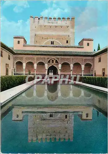 Moderne Karte Granada Alhambra Patio des Arrayanes