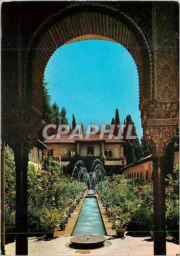 Cartes postales moderne Granada Generalife Le Acequia courtyard