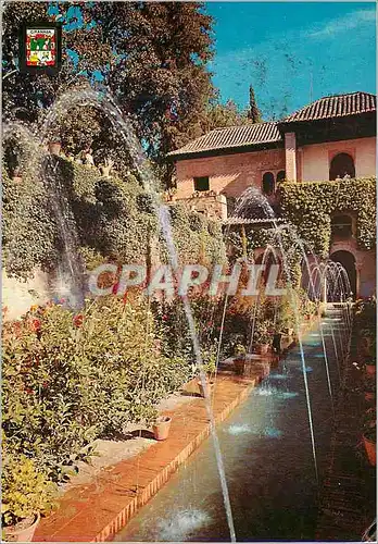 Cartes postales moderne Granada Generalife Cour des Jets d eau