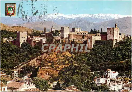 Cartes postales moderne Granada Alhambra y Sierra Nevada
