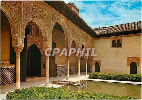 Cartes postales moderne Granada Alhambra Angle Cour des Arrayanes