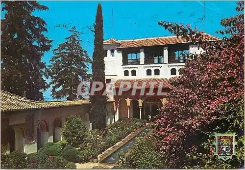 Cartes postales moderne Granada Generalife Cour de la Rigole