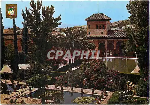 Cartes postales moderne Granada Alhambra Jardins du Portique