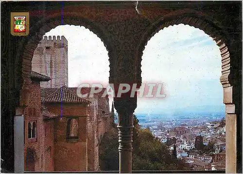 Cartes postales moderne Granada Alhambra Vues depuis la Salle des Ambassadeurs