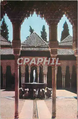 Cartes postales moderne Granada Alhambra Patio de Los Leones