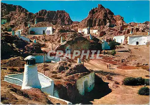 Moderne Karte Guadix Vue de Grottes