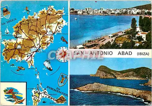 Cartes postales moderne Recuerdo de San Antonio Ibiza Espana