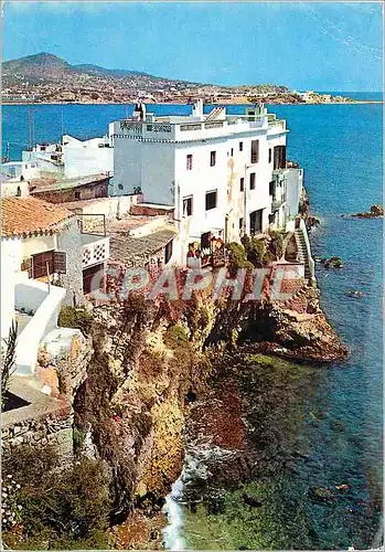 Cartes postales moderne Ibiza Baleares Espana La Pena Detail