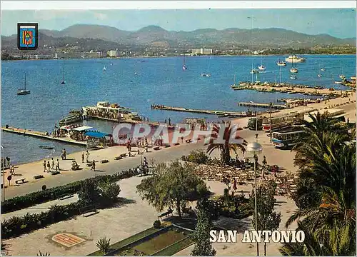 Cartes postales moderne Ibiza Isla Blanca San Antonio Abad Vue partielle