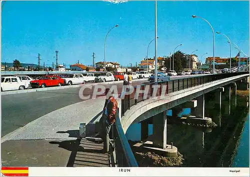 Cartes postales moderne Irun Le Pont International du Saint Jacques