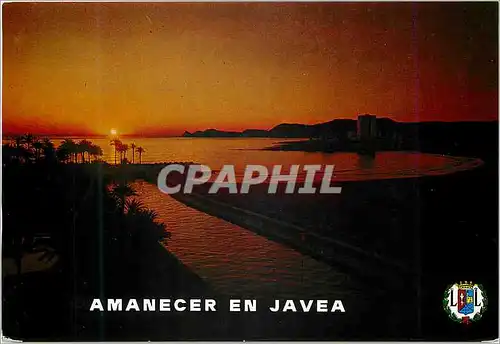 Cartes postales moderne Javea Lever du Soleil a Javea