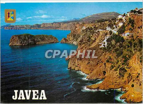 Moderne Karte Javea Alicante Detail de la Cote Cabo la Nao