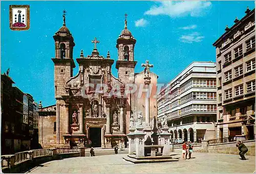 Cartes postales moderne La Coruna L Eglise de Sant Georges