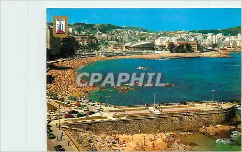 Cartes postales moderne La Coruna Plage de Riazor