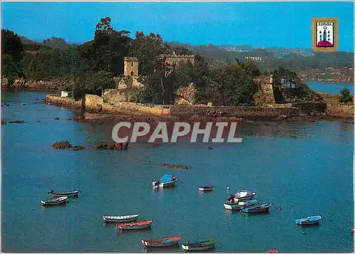 Cartes postales moderne La Coruna Chateau de Santa Cruz