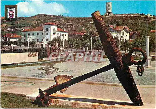 Cartes postales moderne Laredo Jardins et Monument au Pecheur