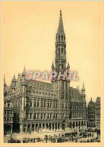 Cartes postales moderne Bruxelles Cote sur Ouest Hotel de Ville