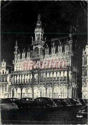 Cartes postales moderne Bruxelles Illumination Maison du Roi