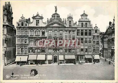 Moderne Karte Bruxelles Le Grand Place