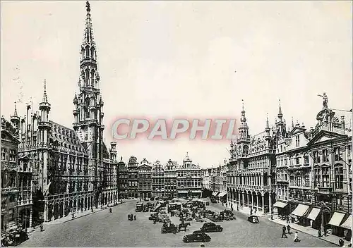 Moderne Karte Bruxelles Hotel de Ville et Grand Place