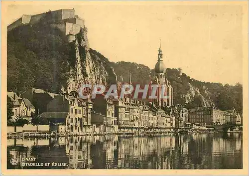 Cartes postales moderne Dinant Citadelle et Eglise