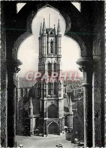 Cartes postales moderne Gand Cathedrale St Bavon vue du Beffroi