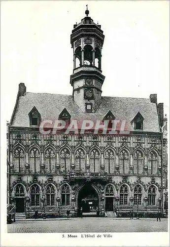 Moderne Karte Mons L Hotel de Ville