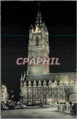 Cartes postales moderne Gand Illumination du Beffroi