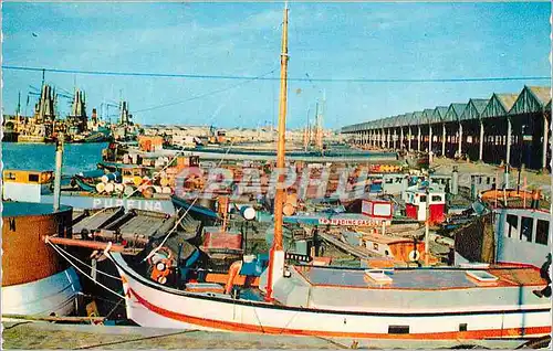 Moderne Karte Anvers Le Port Bateaux