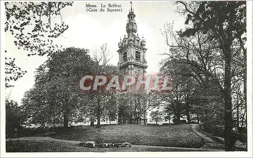 Cartes postales moderne Mons Le Beffroi Coin du Square
