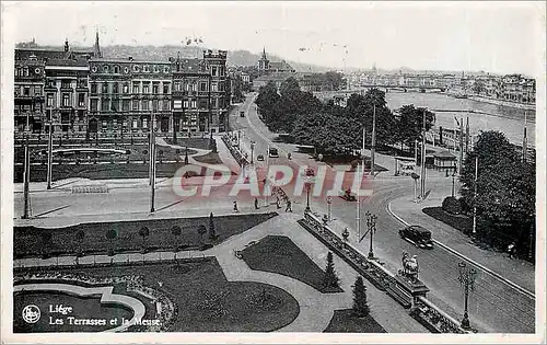 Cartes postales moderne Liege Les Terresses et la Meuse
