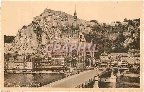 Cartes postales moderne Dinant Pont Citadelle et Eglise