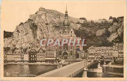 Moderne Karte Dinant Pont Citadelle et Eglise